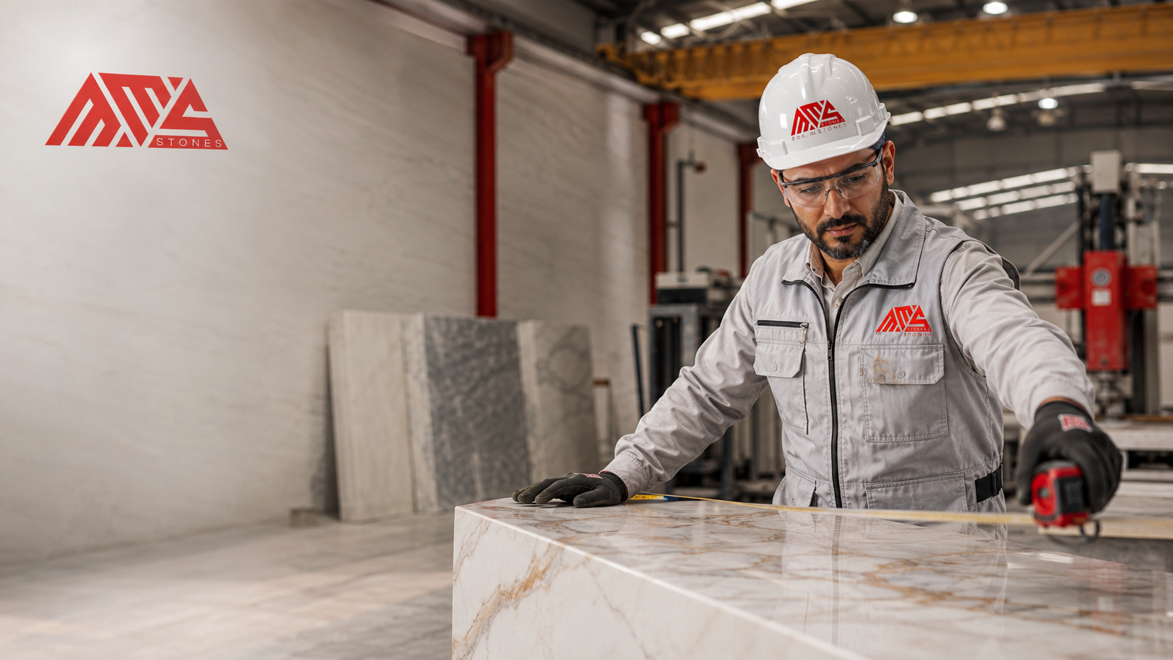 An Egyptian house of marble and granite.